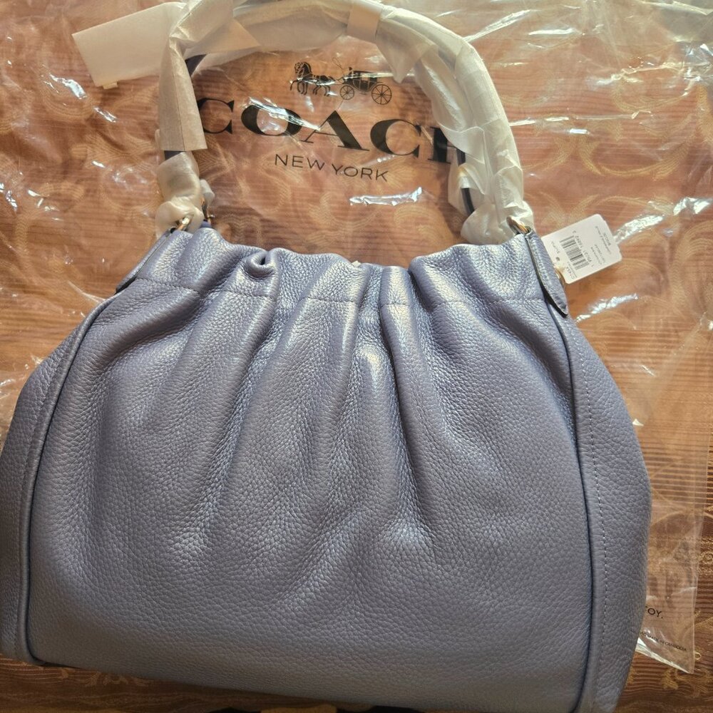 Coach Maya Shoulder Bag in Periwinkle - Picture 2 of 10